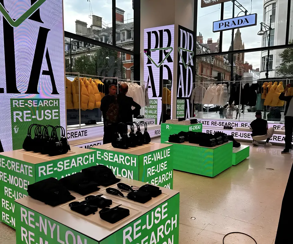 display vetrine cubi led