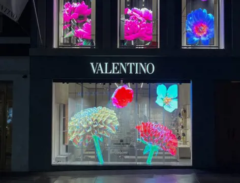 Ledwall per vetrine