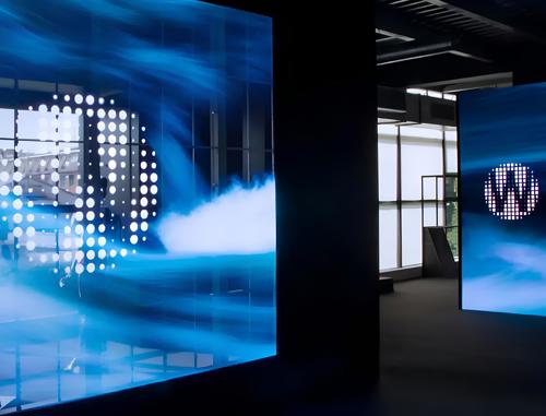 schermi led per vetrine trasparenti